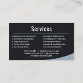 Roofer Roofing Professional 名刺 (裏面)