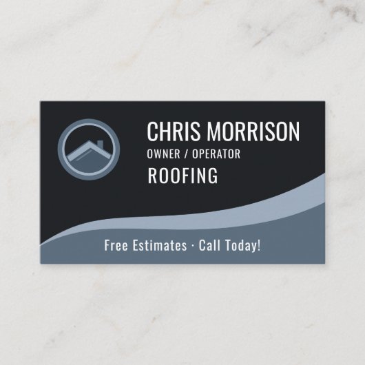 Roofer Roofing Professional 名刺 (正面)