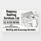 Roofing and Guttering Repairs 横断幕 (横)
