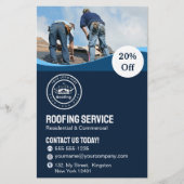 Roofing Company | Custom Logo Services チラシ (正面)