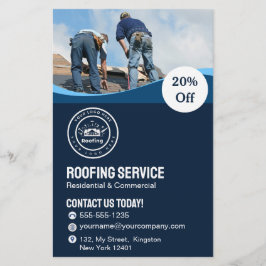 Roofing Company | Custom Logo Services チラシ