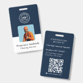 Roofing Company | Custom Logo Services バッジ (表裏)