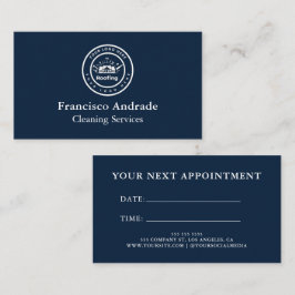 Roofing Company | Custom Logo Services 予約カード