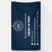 Roofing Company | Custom Logo Services 横断幕 (縦)