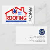Roofing Repairs Leaking Roof 名刺 (正面/裏面)