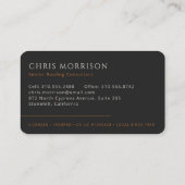 Roofing Roofer Construction 名刺 (裏面)