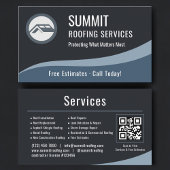 Roofing Roofer QR Code Professional 名刺