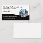 Roofing Services Modern Business Card Templates 名刺 (正面/裏面)