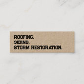 Roofing Siding QR スキニー名刺 (正面)