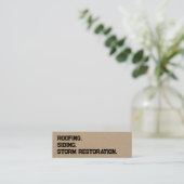 Roofing Siding QR スキニー名刺 (スタンド正面)