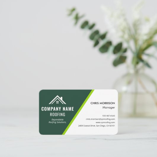 Roofing Solar 名刺 (スタンド正面)