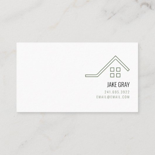 Roofing & Windows Companyの名刺 名刺 (裏面)