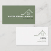 Roofing & Windows Companyの名刺 名刺 (正面/裏面)