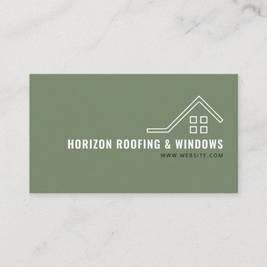 Roofing & Windows Companyの名刺 名刺 (正面)