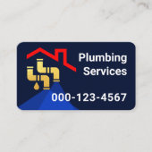 Rooftop Building Leaking Gold Pipes 名刺 (正面)