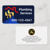 Rooftop Building Leaking Gold Pipes 名刺 (正面/裏面)