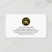 Rooftop Building Leaking Gold Pipes 名刺 (裏面)