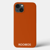 Rooibos赤い茶色の色名Case-Mate iPhone cas Case-Mate iPhoneケース (裏面)