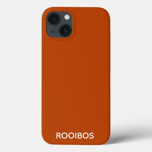 Rooibos赤い茶色の色名Case-Mate iPhone cas Case-Mate iPhoneケース (裏面)