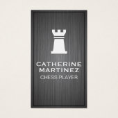 Rookロゴ |金属の背景 (正面)