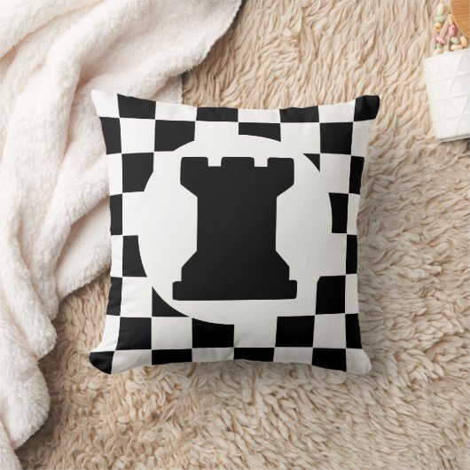 Rook Chess Piece – 枕 – チェスをテーマにしたギフト (ブランケット)