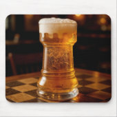 Rook Chess Piece Beer Glass マウスパッド (正面)