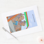 Rookieクラッシュテストダミー長方形ステッカー 長方形シール (封筒)