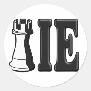 ROOKIE (ルークチェスの駒+ie) ラウンドシール