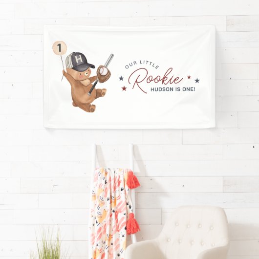 Rookie 1stバースデーベア 横断幕 (インサイチュ)