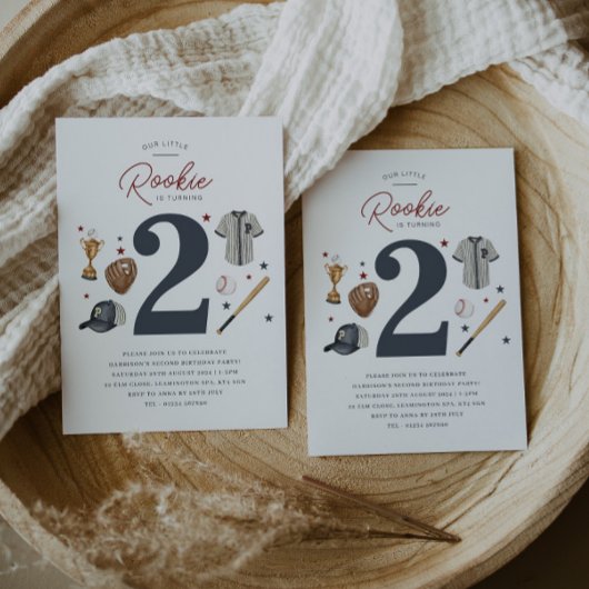 Rookie 2nd誕生日 – 2招待状 招待状