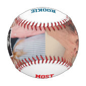 Rookie of the Year妊娠発表写真 野球ボール (裏面)