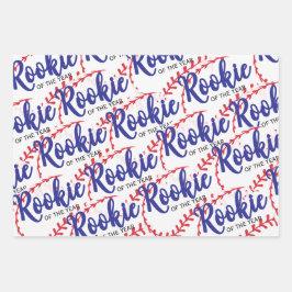 Rookie of the Year 1st Bday Baseball ラッピングペーパーシート
