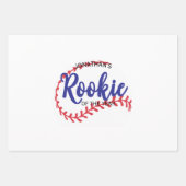 Rookie of the Year 1st Bday Baseball ラッピングペーパーシート (正面)