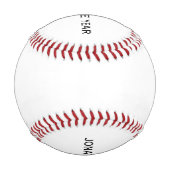 Rookie of the Year 1st Bday Baseball 野球ボール (裏面)