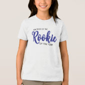 Rookie of the Year 1st Bday Baseball Bro Sister トライブレンドTシャツ (正面)