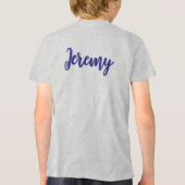 Rookie of the Year 1st Bday Baseball Bro Sister トライブレンドTシャツ (裏面)