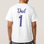 Rookie of the Year 1st Bday Baseball Dad Grandpa Tシャツ (裏面)