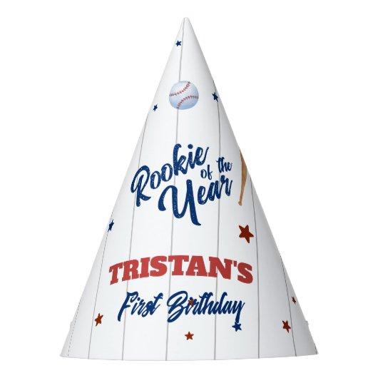 Rookie Of The Year 1st Birthday  パーティーハット (正面)