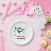 Rookie Of The Year 1st Birthday  ペーパープレート (パーティー)