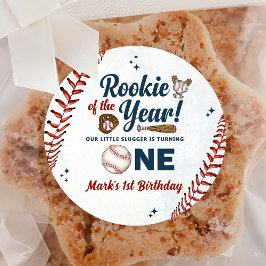 Rookie of the Year 1th Birthday Baseballステッカー ラウンドシール