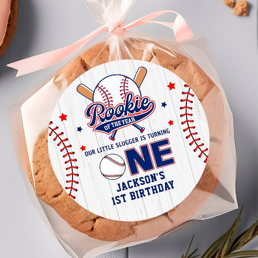 Rookie of the Year 1th Birthday Baseballステッカー ラウンドシール