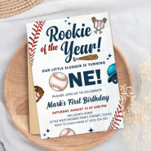 Rookie of the Year 1th Birthday Baseballパーティー