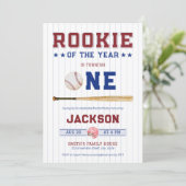 Rookie of the Year 1th Birthday Baseball Photo 招待状 (スタンド正面)