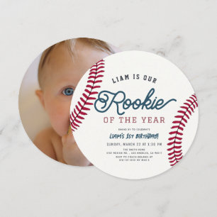 Rookie of the Year Baseball第1回バースデーフォト 招待状
