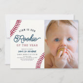 Rookie of the Year Baseball第1回バースデーフォト 招待状 (正面)