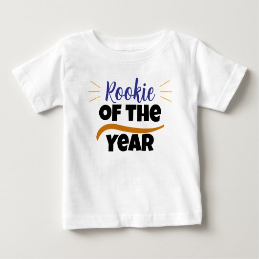 Rookie of the Year  – Cute Funny Kids  ベビーTシャツ (正面)