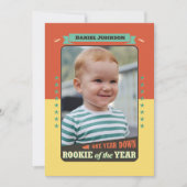 Rookie of the Year First Birthday Party Invitation 招待状 (正面)