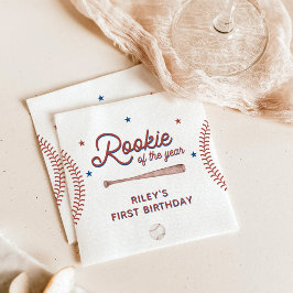 Rookie of the Year First Birthday Party Napkins スタンダードランチョンナプキン