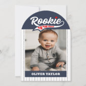 Rookie of the Year Kidのパーティー写真 招待状 (正面)