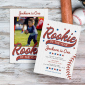 Rookie of the Year Photo First誕生日 招待状